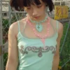 Rustset 3D Printed Star Vine Key Lock Necklace 7